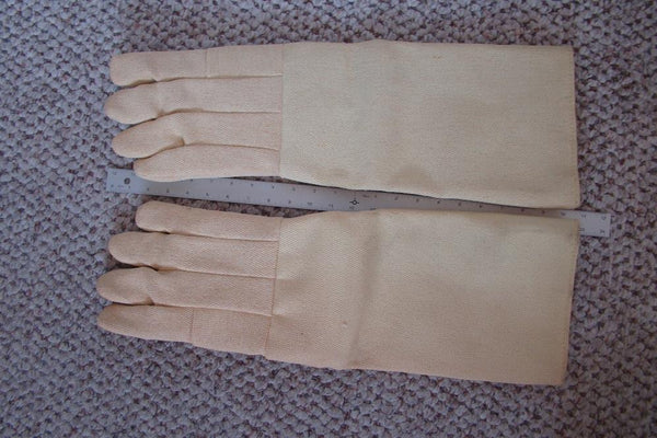 1 Pair Professional Heat Gloves-Furnace Kiln Fire 22"  Gold Melt Safety