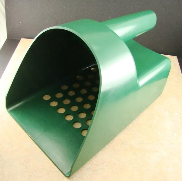 Green Tough Durable Plastic Metal Detector Scoop-Sand-Beach-Treasure Gold Ring