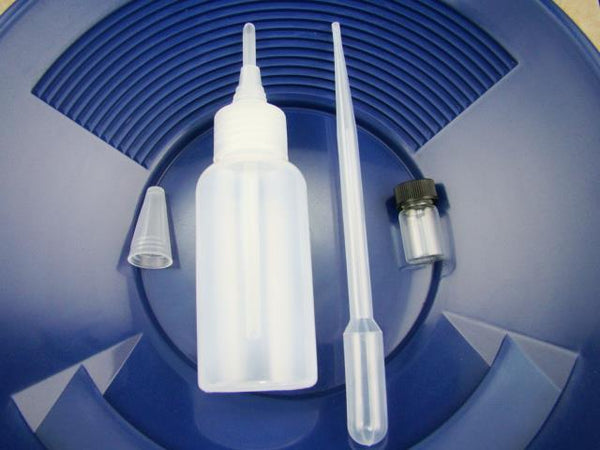 California Gold Panning Kit -10" Blue Pan-Bottle Snuffer-Bubble Sniffer-Vial