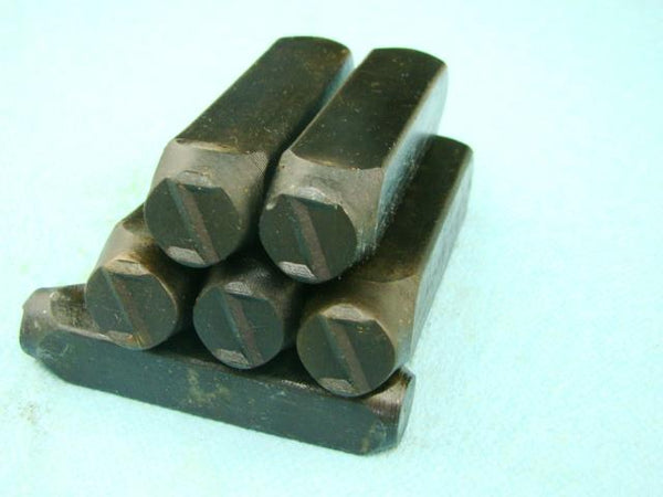 Lot of 5 - 1/2" Letter "Z" Stamps-Punch-Hand-Tool-Gold Bar-Silver-Trailer-Metal