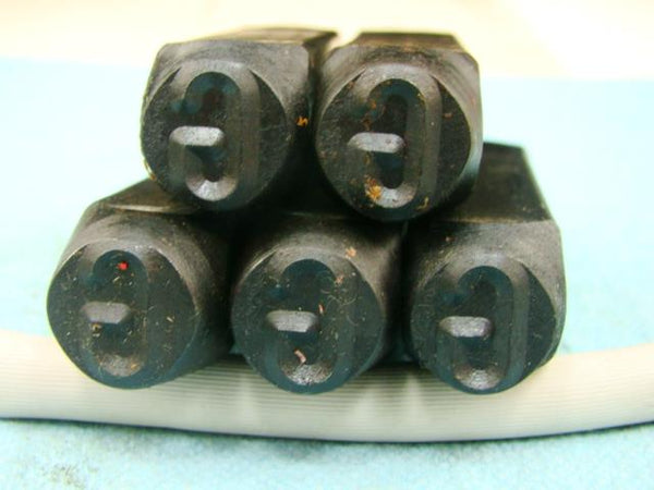 Lot of 5 - 1/2" Letter "G" Stamps-Punch-Hand-Tool-Gold Bar-Silver-Trailer-Metal