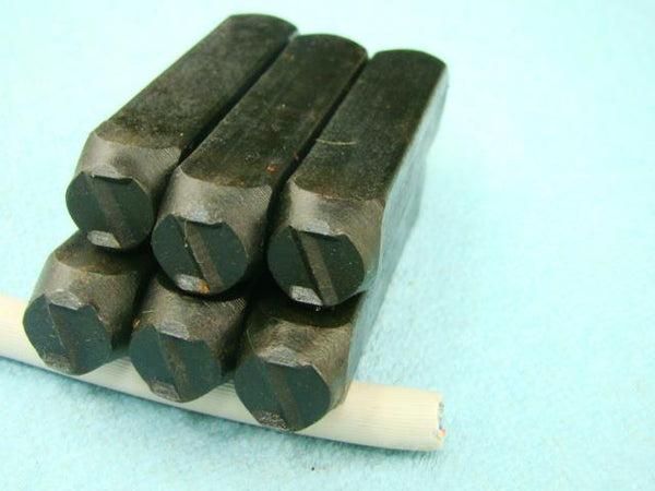 Lot of 6 - 3/8" Letter "Z" Stamps-Punch-Hand-Tool-Gold Bar-Silver-Trailer-Metal