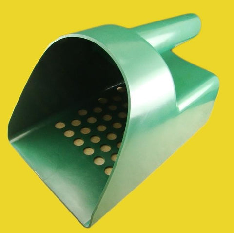 Green Tough Durable Plastic Metal Detector Scoop-Sand-Beach-Treasure Gold Ring