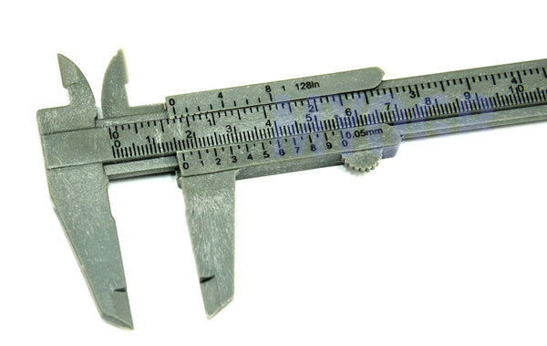 Plastic Caliper 6" Measuring Range SEA & Metric- Hobby-Jewelry-Metal-Wood-Gems