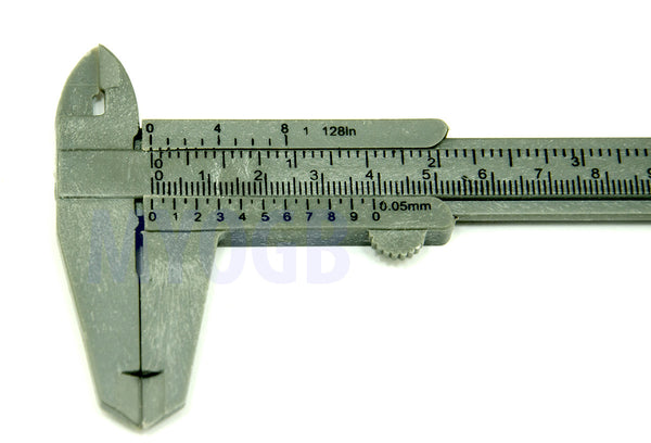 Plastic Caliper 6" Measuring Range SEA & Metric- Hobby-Jewelry-Metal-Wood-Gems