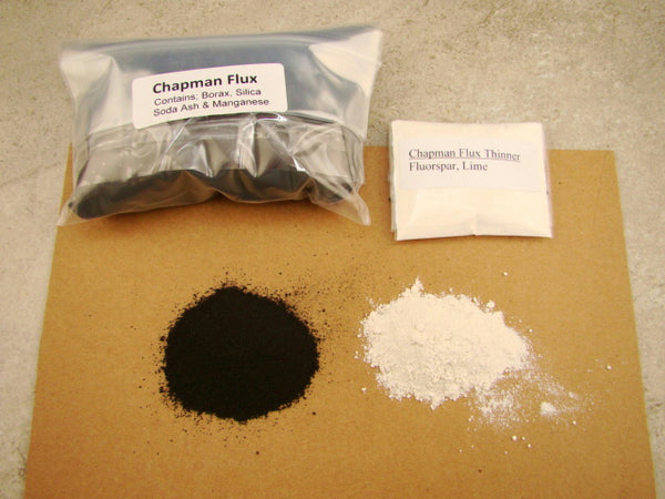 Pre-Mix 5lb Chapman Flux & Thinner Combo-Refine Gold-Silver-Smelting-Assay