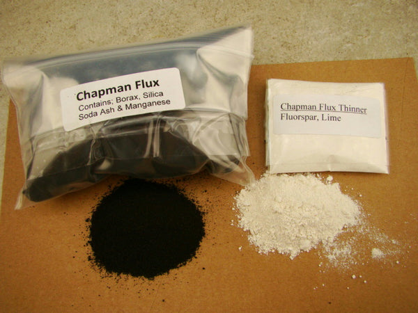 Pre-Mix 1lb Chapman Flux & Thinner Combo-Refine Gold-Silver-Smelting-Assay
