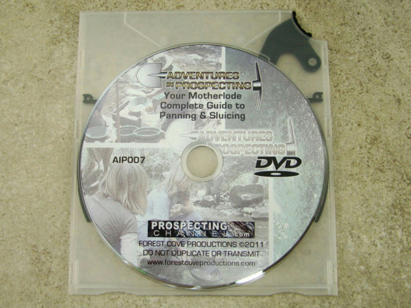 "Your Motherload: Your Complete Guide to Panning, Sluicing.." DVD Mining