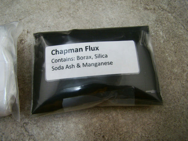 4oz Hank Chapman Recipe Flux & 4oz Anhydrous Borax Gold-Silver Recovery Smelting