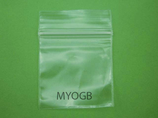 200pcs 1-1/2" x 1-1/2" Zip Lock Plastic Bags-Storage-Jewerly-Parts-Gold Nuggets
