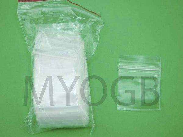 200pcs 1-1/2" x 1-1/2" Zip Lock Plastic Bags-Storage-Jewerly-Parts-Gold Nuggets
