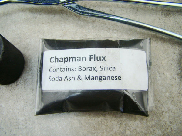 2-Graphite Crucibles & Tong+Chapman Flux-Gold Recovery-Melting-Silver-Smelting