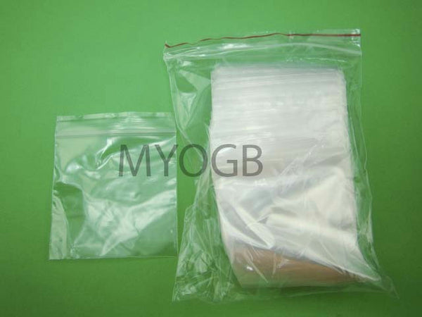200pcs 3" x 3" Zip Lock Plastic Bags-Storage-Jewerly-Parts-Gold Nuggets