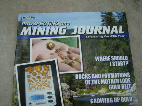 ICMJ's Prospecting & Mining Journal Magazine October2015 Big Nuggets Chris Ralph