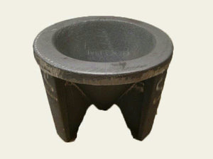 7 Large Smelting Gold Conical Cast Iron Mold-Assy-Cone -Slag-Make But –  Make Your Own Gold Bars.com