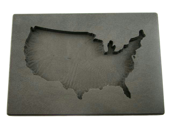 Custom USA Gold Bar 20oz High Density Graphite Mold Silver 15oz Copper U.S.A.