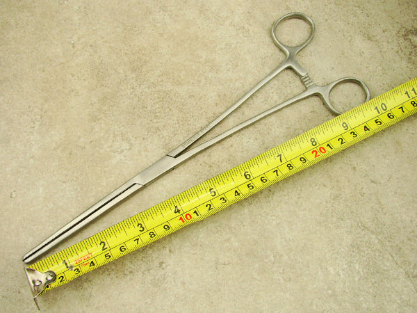 Big 10" Straight Forceps-Tong-Crucible-Gold-Silver-Melting-Plier-Stainless Steel