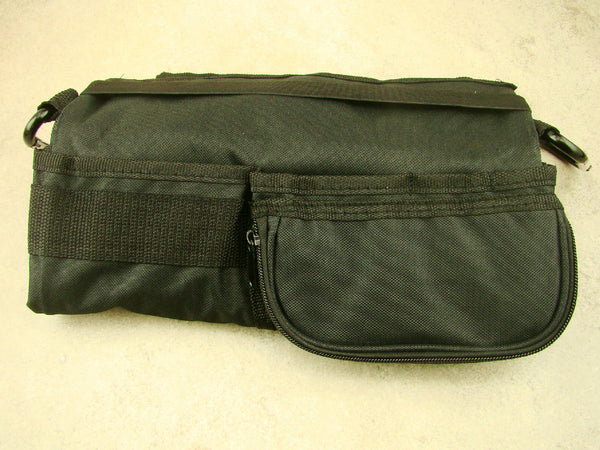Utility Belt and Pouch, Nylon, Carabiners, Pockets, Zippered Pouch, Heavy Duty