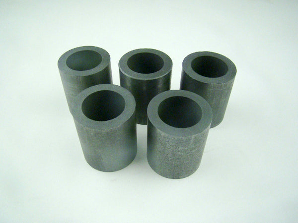 Lot of 5 Graphite 10 oz Crucibles for  Mini Fast Furnace - Melting Gold-Silver-