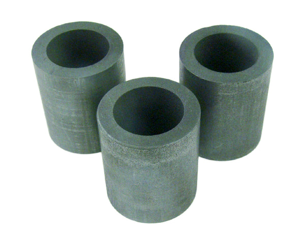 Lot of 3 Graphite 10 oz Crucibles for  Mini Fast Furnace - Melting Gold-Silver-