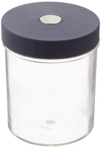3" Plastic Container With Magnetic Lid, Size 3" x 2-3/8" Dia
