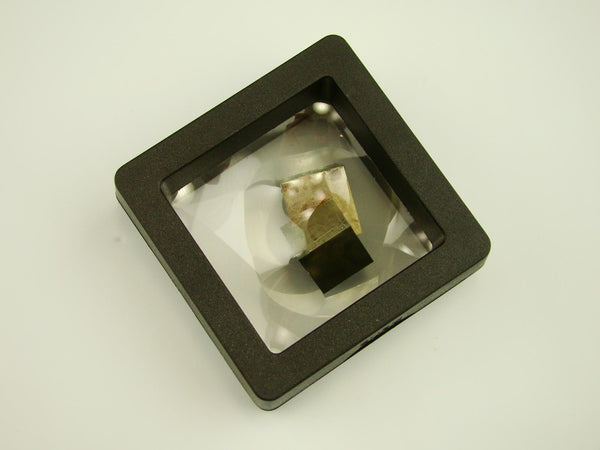Navajun Spain Mine - Pyrite Cube Crystal With Display Case-#PC3