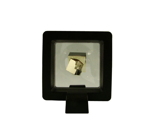 Navajun Spain Mine - Pyrite Cube Crystal With Display Case-#PC6