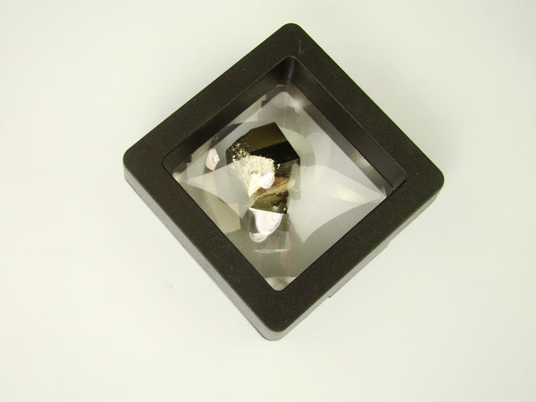 Navajun Spain Mine - Pyrite Cube Crystal With Display Case-#PC11