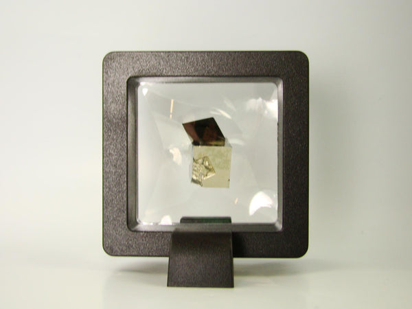 Navajun Spain Mine - Pyrite Cube Crystal With Display Case-#PC13