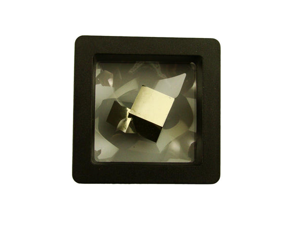 Navajun Spain Mine - Pyrite Cube Crystal With Display Case-#PC18