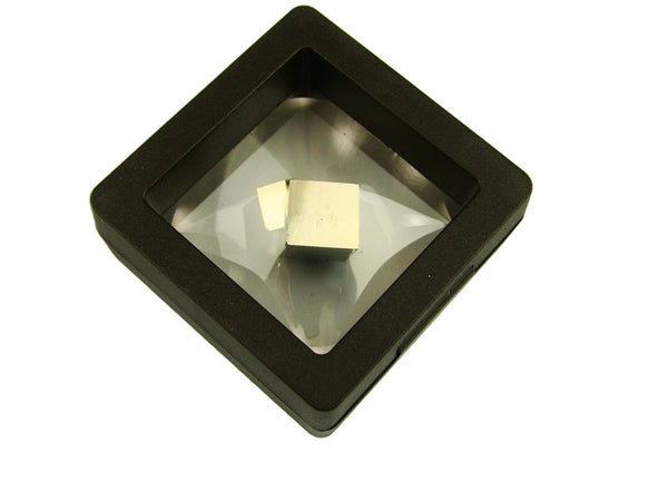 Navajun Spain Mine - Pyrite Cube Crystal With Display Case-#PC35