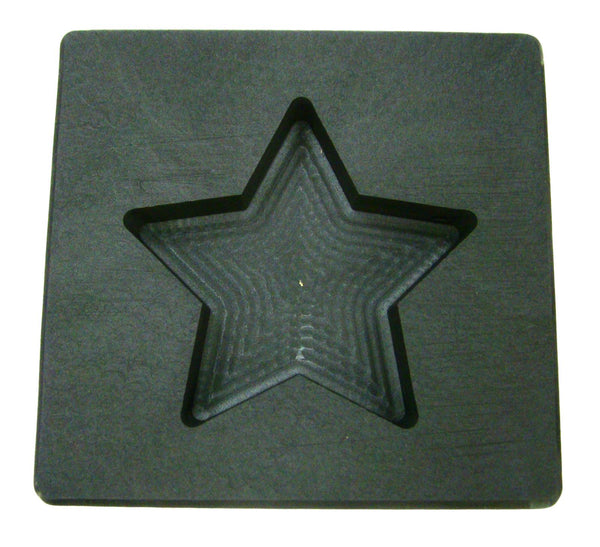 3 oz Gold Texas STAR Shape High Density Graphite Mold 1.5oz Silver Bar-USA Made