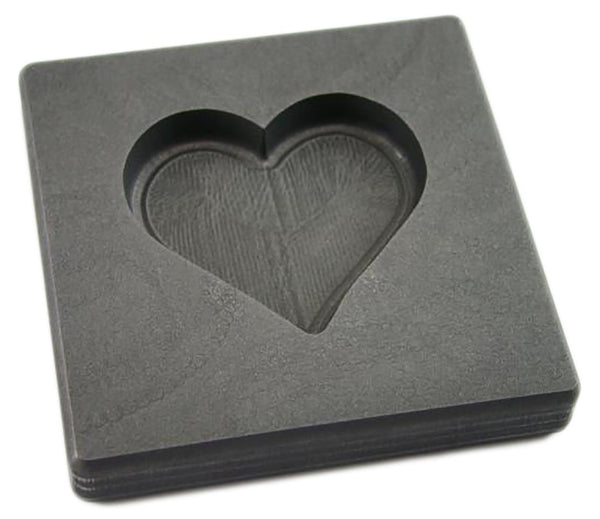 Valentines Day Heart 5oz Gold High Density Graphite Mold 3oz Silver Necklace
