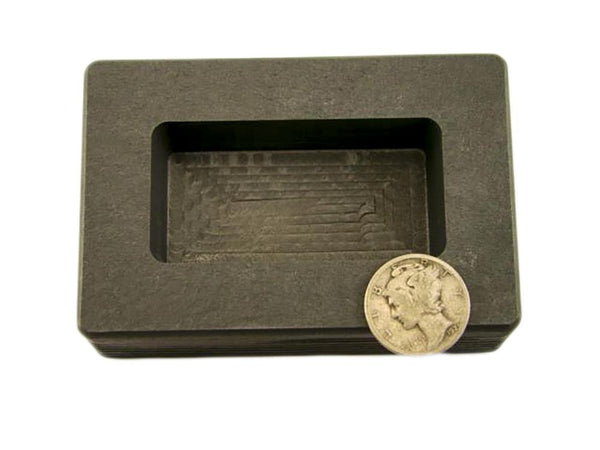 10 oz Gold Graphite Ingot Mold 5 oz Silver Bar Loaf Scrap - Copper - Aluminum