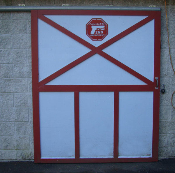 Panneau Mural Métal Patriotique 20x30 Cm - My Freedom Doesn't Require Your Permission - Drapeau Américain - 2nd Amendment
