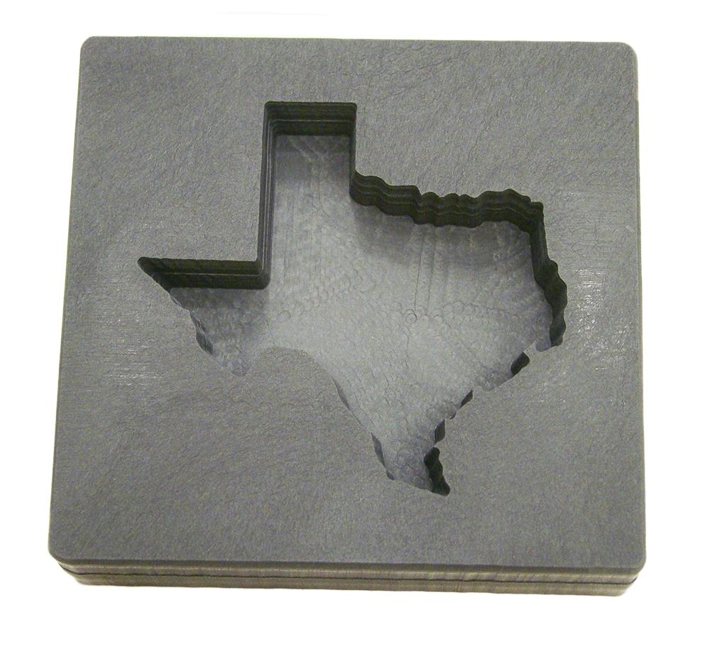 10oz Texas Gold Bar High Density Graphite Mold Copper & Silver 5 oz AG