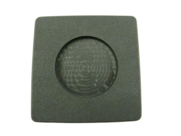 Round $50 Gold Coin Size High Density Graphite Mold 1 oz Troy