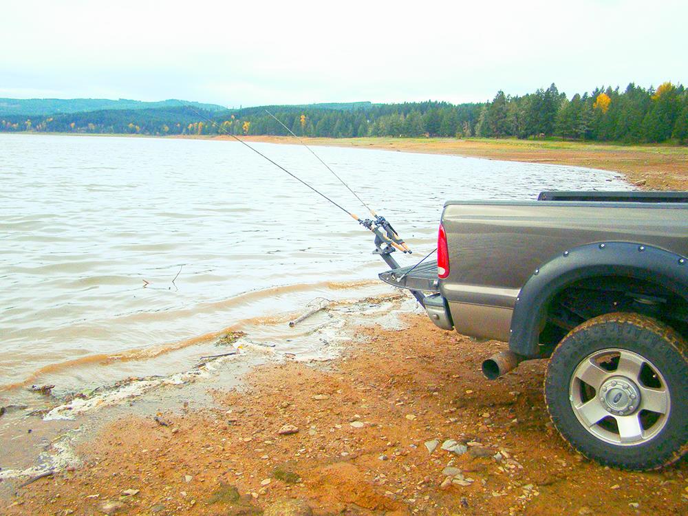 Pickup Truck Hitch Fishing Pole Holder Inshore Fishing Rod Holders