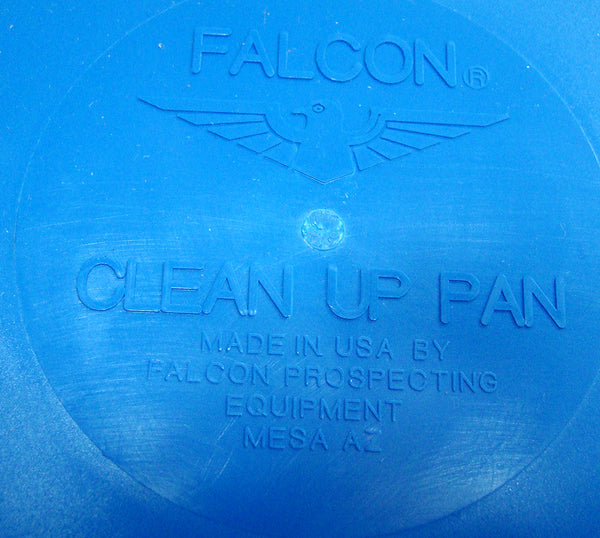Lot of 2 11" Blue Falcon Cleaning / Finishing Gold Pans USA Made